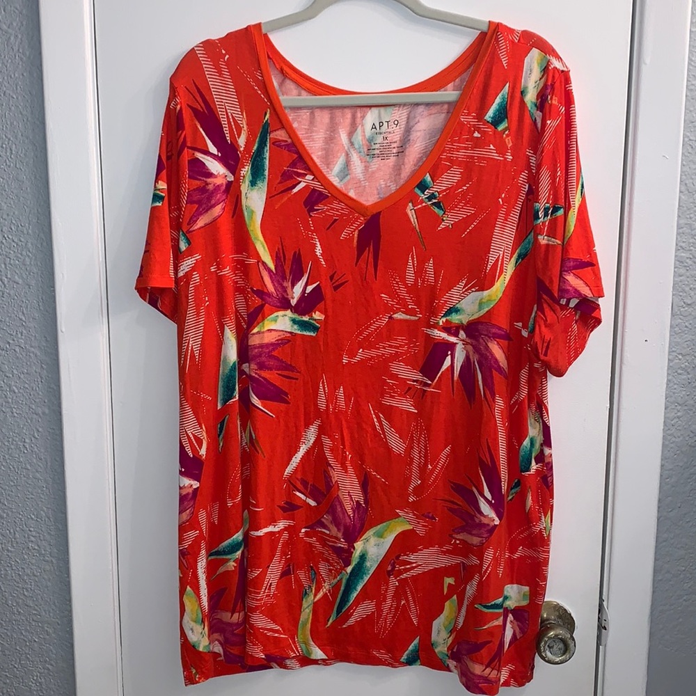 Apt 9 - Floral T-Shirt